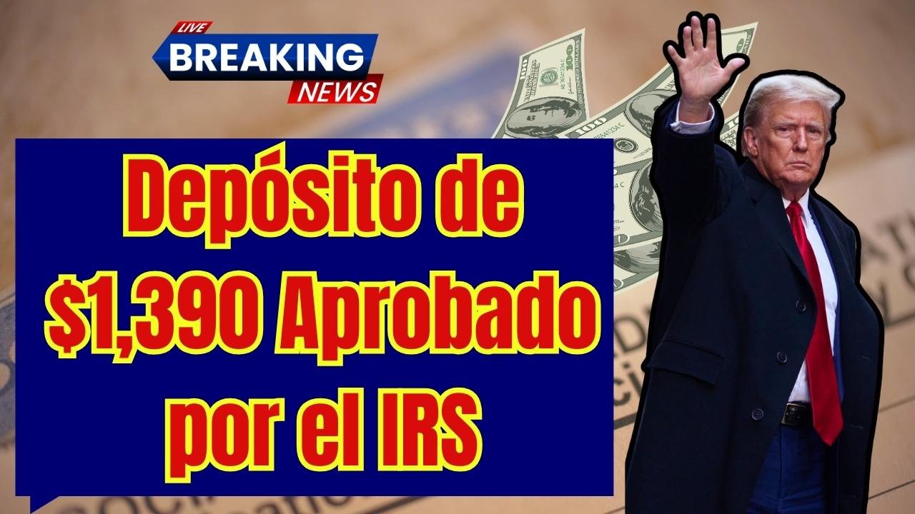 Depósito de $1,390 Aprobado por el IRS